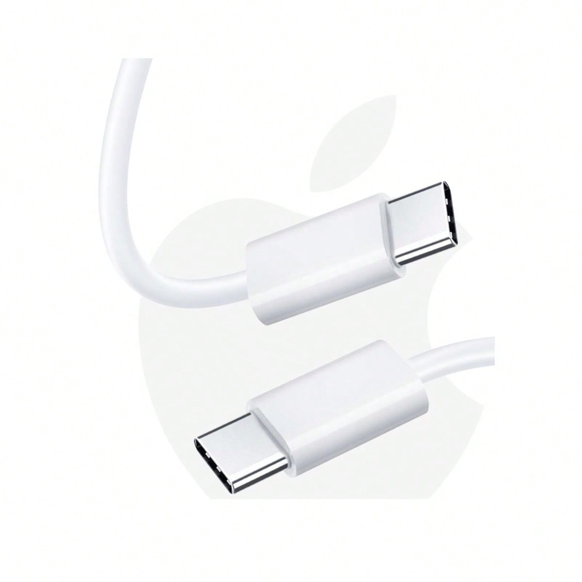 Cable USB-C a USB-C 1-M Blanco premium